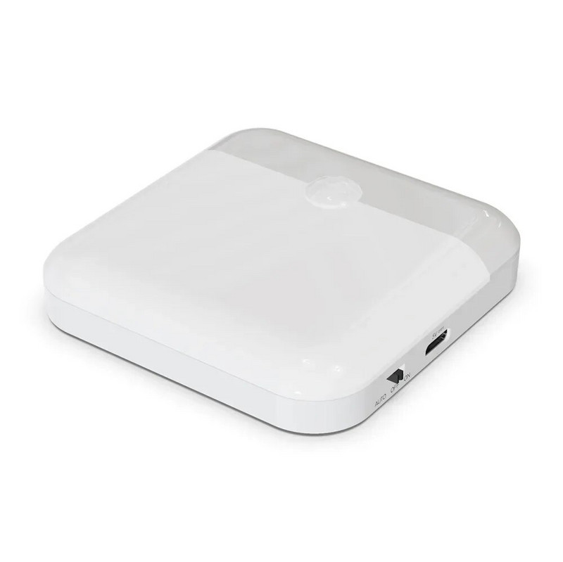 Svjetlo senzora pokreta USB noćno svjetlo LED svjetiljka s prekidačem Punjiva induktorska svjetla za kuhinjske stepenice Hodnik Ormar Spavaća soba