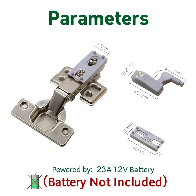 Goodland LED podsvetie pod skrinku univerzálne šatníkové svetelné senzory LED Armario vnútorné pántové svietidlo pre skriňu v kuchyni