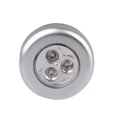 Φώτα LED Μίνι Έλεγχος αφής Νυχτερινό φως Ασύρματο στρογγυλό αισθητήρα κίνησης Νυχτερινά φωτιστικά Ντουλάπα υπνοδωματίου Φωτιστικά κουζίνας Φωτιστικά τοίχου