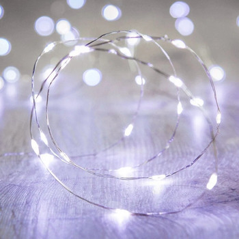 10/20/30M USB LED String Lights Χάλκινο ασημί σύρμα Φωτιστικό γιρλάντα Αδιάβροχα νεράιδα φωτάκια για Χριστουγεννιάτικη διακόσμηση γάμου