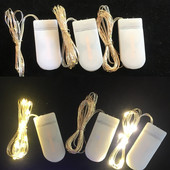 Luces Led sârmă de cupru zâne lumini alimentate cu baterii LED șir lumini petrecere nuntă interior decorațiuni de Crăciun ghirlande lumini