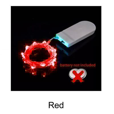 Luces Led sârmă de cupru zâne lumini alimentate cu baterii LED șir lumini petrecere nuntă interior decorațiuni de Crăciun ghirlande lumini