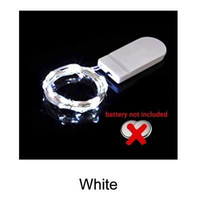 Luces Led sârmă de cupru zâne lumini alimentate cu baterii LED șir lumini petrecere nuntă interior decorațiuni de Crăciun ghirlande lumini