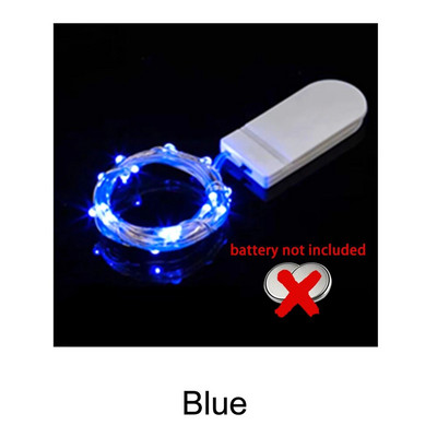 Luces Led sârmă de cupru zâne lumini alimentate cu baterii LED șir lumini petrecere nuntă interior decorațiuni de Crăciun ghirlande lumini