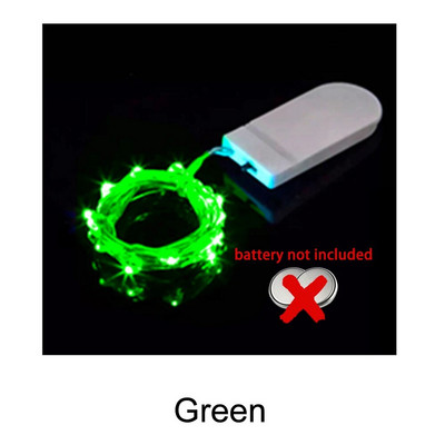 Luces Led sârmă de cupru zâne lumini alimentate cu baterii LED șir lumini petrecere nuntă interior decorațiuni de Crăciun ghirlande lumini
