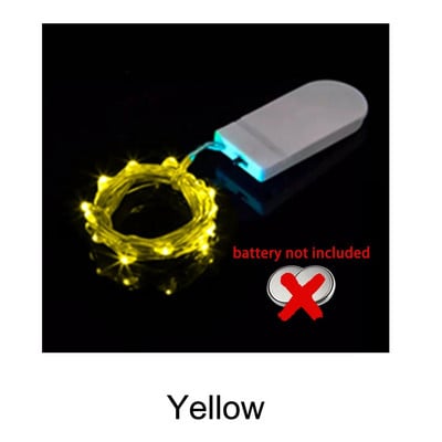 Luces Led sârmă de cupru zâne lumini alimentate cu baterii LED șir lumini petrecere nuntă interior decorațiuni de Crăciun ghirlande lumini