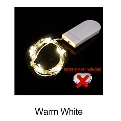 Luces Led sârmă de cupru zâne lumini alimentate cu baterii LED șir lumini petrecere nuntă interior decorațiuni de Crăciun ghirlande lumini