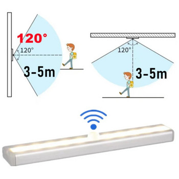 PIR Αισθητήρας κίνησης LED Φωτιστικό Ντουλάπας 6 /10 led Αυτόματος Αισθητήρας Ντουλάπα Ντουλάπα Φώτα Συρταριέρα Φωτιστικό Νυχτερινό Φωτιστικό για Εσωτερικό Φωτιστικό