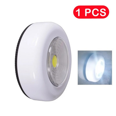 LDHLM COB LED Φωτιστικό κάτω από το ντουλάπι με αυτοκόλλητο αυτοκόλλητο Ασύρματο φωτιστικό τοίχου Ντουλάπα Ντουλάπα Υπνοδωμάτιο Κουζίνα Νυχτερινό φως