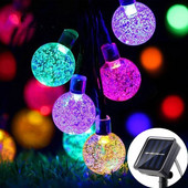 22M/12M/7M/5M String Light Solar 100 LEDs Fairy Lights Φωτιστικό διακόσμησης κήπου εξωτερικού χώρου Αδιάβροχο φωτιστικό επίπλων γιρλάντα