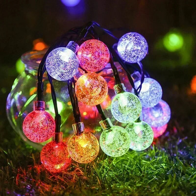 22M/12M/7M/5M String Light Solar 100 LEDs Fairy Lights Φωτιστικό διακόσμησης κήπου εξωτερικού χώρου Αδιάβροχο φωτιστικό επίπλων γιρλάντα