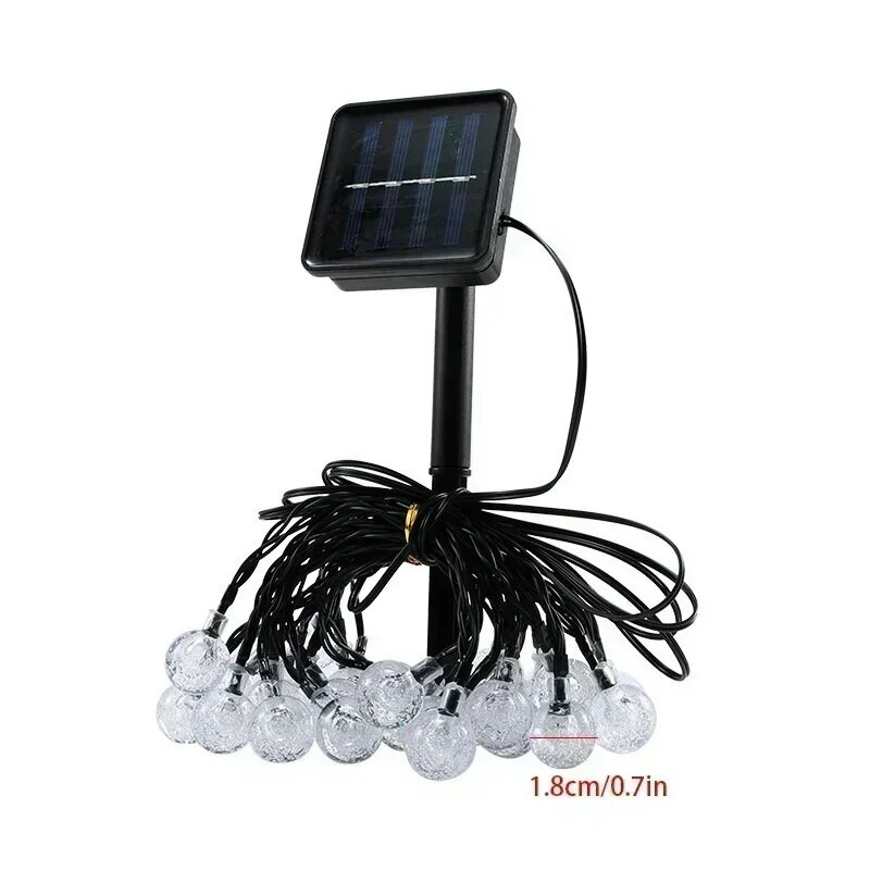 22M/12M/7M/5M String Light Solar 100 LEDs Fairy Lights Φωτιστικό διακόσμησης κήπου εξωτερικού χώρου Αδιάβροχο φωτιστικό επίπλων γιρλάντα