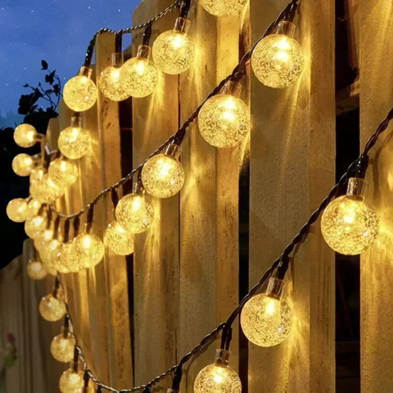 22M/12M/7M/5M String Light Solar 100 LEDs Fairy Lights Φωτιστικό διακόσμησης κήπου εξωτερικού χώρου Αδιάβροχο φωτιστικό επίπλων γιρλάντα