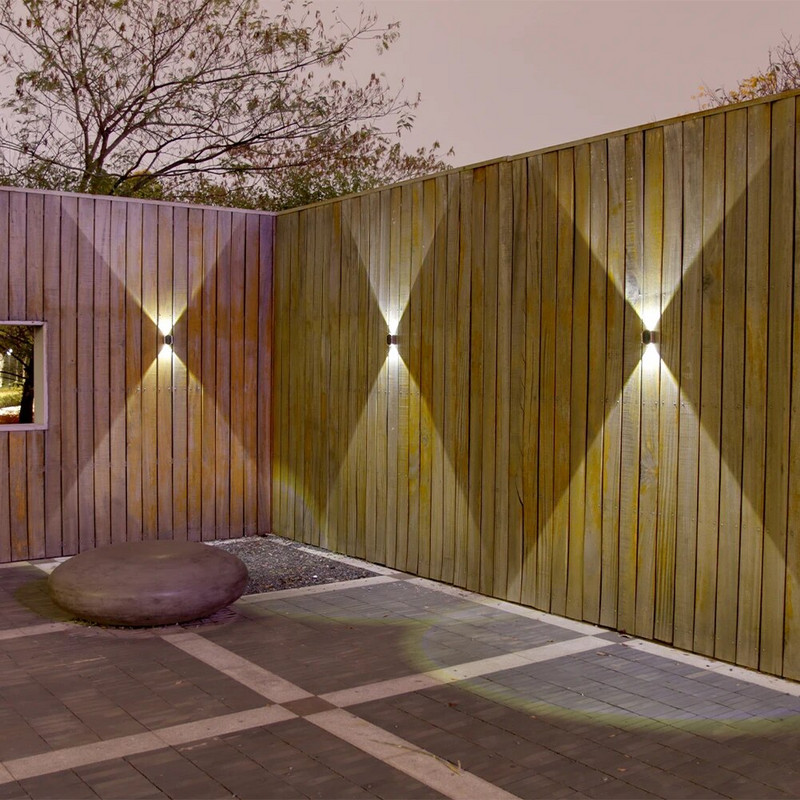 LED vonkajšie vodotesné nástenné svietidlo s krytím IP65, nástenné svietidlo na verandu a vnútorné osvetlenie spálne, obývačky, záhradné osvetlenie