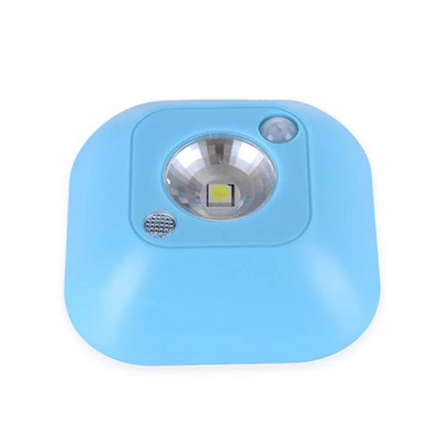 Αισθητήρας κίνησης LED νυχτερινό φως Φωτισμός ντουλαπιού για ντουλάπα κουζίνας Ντουλάπι με μπαταρία Φώτα σκάλας με αισθητήρα