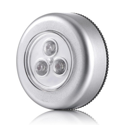 Nešiojami 1 vnt 3/4 LED naktiniai šviestuvai su baterijomis maitinama spintelė naktinė lempa belaidžiai lovos šviestuvai, skirti miegamojo namų spintos apšvietimui