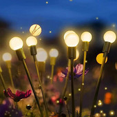 Päikeseenergia Firefly tuled 6/8/10 LED päikeseenergia aia muruvalgustid välitingimustes veekindlad kõikuvad valgustid siseõue tee kaunistamiseks