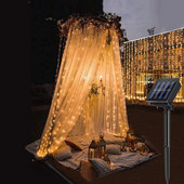 Kardinavalgusti LED stringvalgusti ühendatav uusaasta vanik 3x1/3x2/3x3/6x3m jõulukaunistused koju 2023. aasta pidulik