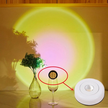 Ασύρματη μπαταρία LED Φωτιστικά Ντουλάπας Διακοσμητικά Ντουλάπα Κουζίνας Σκάλα Διάδρομος Φωτισμός Μπάνιου Μίνι LED Νυχτερινό φως