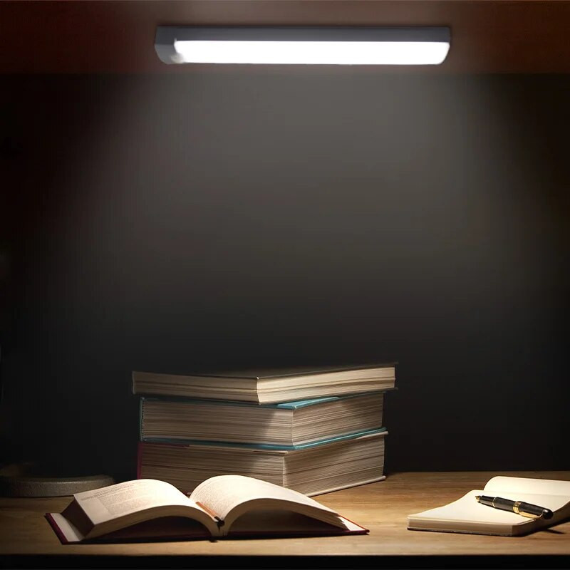 10-40 cm riba valguse liikumisandur LED kapi all tuled USB laetav hämardatav valgustus garderoobikapi koridoris