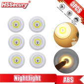 Lumină de sub dulap, 3W, Super Bright Cob, LED cu telecomandă fără fir, lampa de noapte reglabilă pentru dulap, acasă, dormitor, lumină de noapte pentru bucătărie