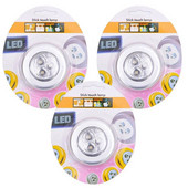 PIR USB kľúčenka Pat Lamp LED dotyková lampa Stropné nástenné/skrinkové svetlo LED nočné svetlo Senzor batériového nočného svetla