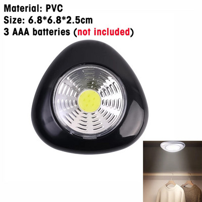 LED Ασύρματο φωτιστικό νυκτός Ντουλάπες με μπαταρίες Έπιπλα κρεβατοκάμαρας κομοδίνο Πρέσα χεριού Νυχτερινά φωτιστικά Κουζίνας Φωτιστικά Τουαλέτας