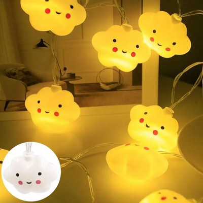 Iluminat de sărbători 1,5 m șir de lumină LED cu zâne curcubeu, ghirlandă, ghirlandă, pentru interior, nuntă, pentru ziua de naștere.