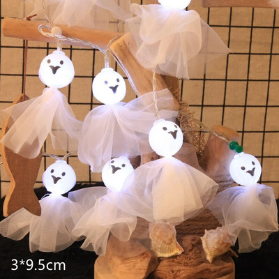 1.5m 10Led Dovleac de Halloween LED șir lumini fantomă schelete lilieci agățat felinar acasă petrecere festival decor ornamente de Crăciun