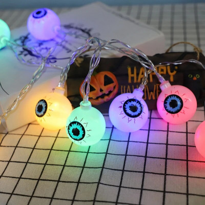 1.5m 10Led Dovleac de Halloween LED șir lumini fantomă schelete lilieci agățat felinar acasă petrecere festival decor ornamente de Crăciun