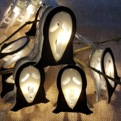 1.5m 10Led Dovleac de Halloween LED șir lumini fantomă schelete lilieci agățat felinar acasă petrecere festival decor ornamente de Crăciun