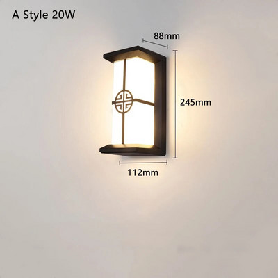 Lampă de perete cu led pentru exterior. Lumină cu led pentru exterior