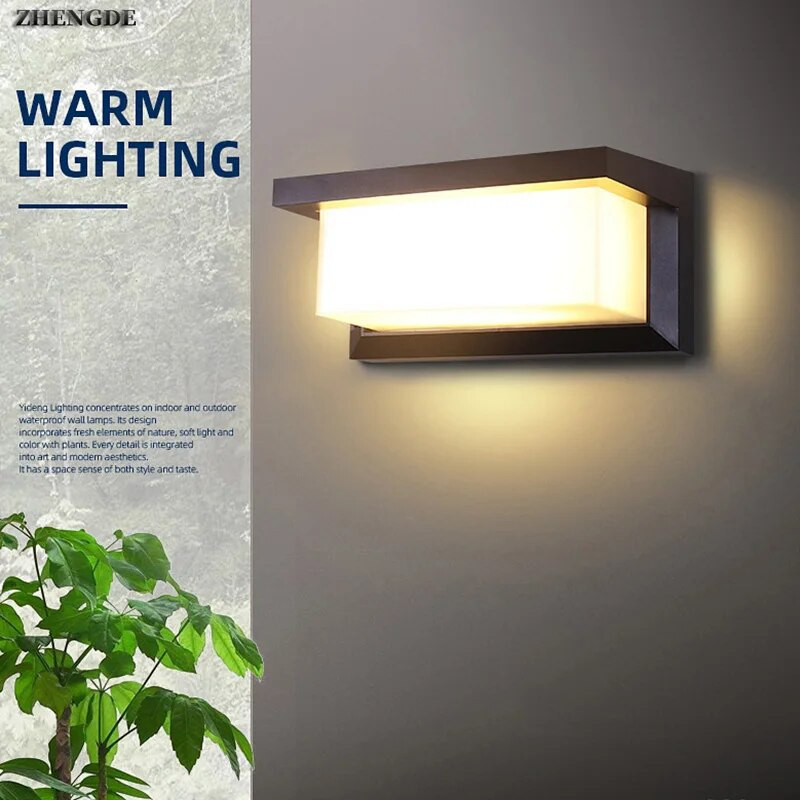 Φωτιστικό τοίχου εξωτερικού χώρου Led Αδιάβροχο φως τοίχου εξωτερικού χώρου Led Αδιάβροχο φως εξωτερικού χώρου Led φως αισθητήρα κίνησης Φωτισμός εξωτερικού χώρου
