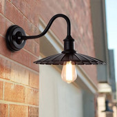 Lampă de perete de epocă, rezistentă la apă, în aer liber, pentru balcon, ușă, curte, coridor, grădină, industrial, aplice E27, corp de iluminat