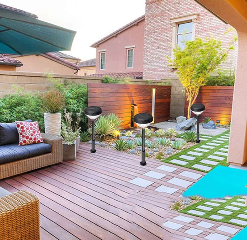 Ηλιακό φως γκαζόν LED Φωτιστικό τοπίου εξωτερικού χώρου Φωτιστικά μονοπατιού κήπου Αδιάβροχο για χριστουγεννιάτικη διακόσμηση μονοπατιού αυλής