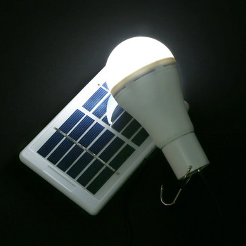 Φωτιστικά με ηλιακή ενέργεια Φορητά φώτα Led Bulb Φωτισμός Ηλιακής Ενέργειας Φωτισμός LED για Σκηνή Κατασκήνωσης Νυχτερινό ψάρεμα Φώτα έκτακτης ανάγκης