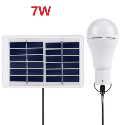 Φωτιστικά με ηλιακή ενέργεια Φορητά φώτα Led Bulb Φωτισμός Ηλιακής Ενέργειας Φωτισμός LED για Σκηνή Κατασκήνωσης Νυχτερινό ψάρεμα Φώτα έκτακτης ανάγκης