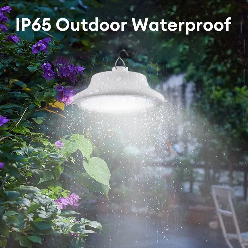 40W 60W LED ηλιακό φωτιστικό οροφής με καλώδιο αδιάβροχο ηλιακό φωτιστικό τηλεχειριστήριο με ρυθμιζόμενο κρεμαστό φωτιστικό για διάδρομο μπαλκονιού