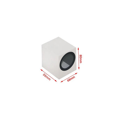 Lampă de perete cu LED în aer liber, impermeabilă în sus în jos, GU10 AC85-265V, iluminat din PVC, decorare pentru grădină, lumini de perete pentru dormitor sufragerie