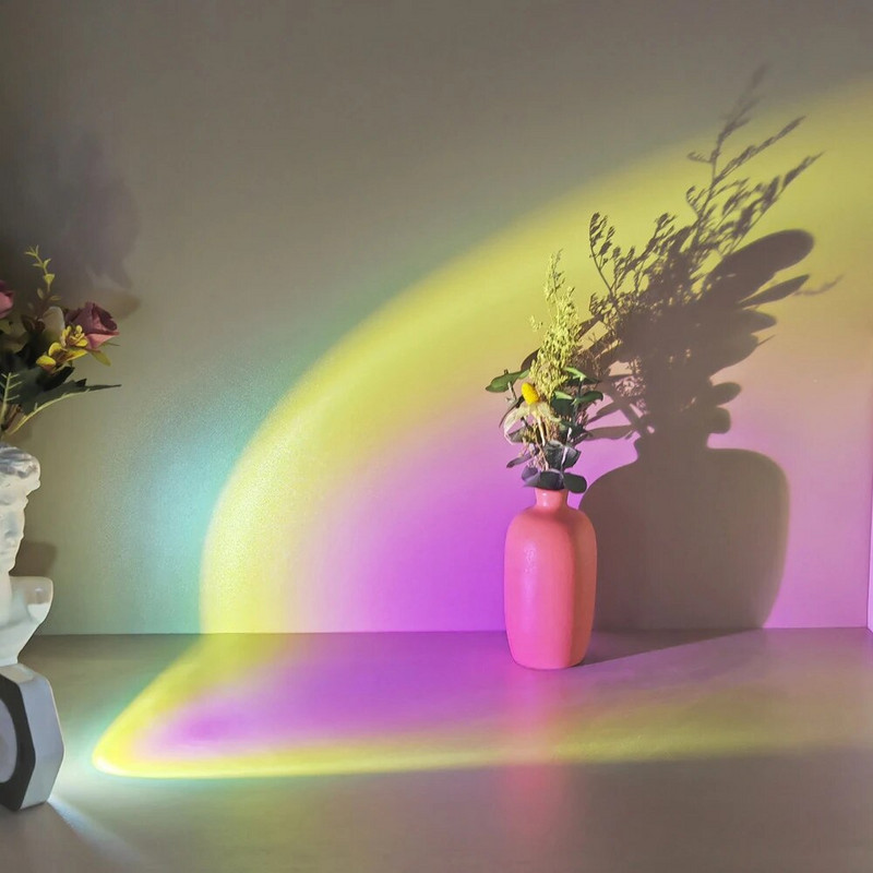 LED päikeseloojangulamp Juhtmevaba sisekapp kapi all riidekapi valgus Patarei toitega lamp magamistoa kaunistamiseks jõulukink