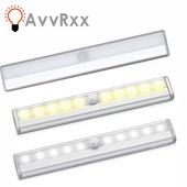 Svjetlo senzora pokreta Bežično LED noćno svjetlo Noćna svjetiljka za spavaću sobu Dekoracija sobe Kuhinjski ormar Detektor svjetla za prolaz Napaja se baterijom