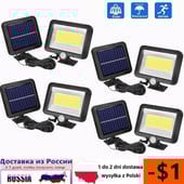 COB LED päikeseenergial töötav välivalgusti PIR liikumisandur veekindel seina avariivalgusti aiakaunistuseks