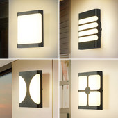 Aplice exterioare LED impermeabile IP65 Lumină exterioară modernă pentru balcon Lumină pentru curte Lampă de perete exterior Aplic AC220V