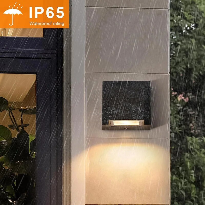 Πάνω και κάτω LED Φωτιστικό τοίχου εξωτερικού χώρου Αδιάβροχο IP65 Εσωτερικό Φωτιστικό Τοίχου Φωτιστικά Κήπου Υπνοδωμάτιο Αλουμίνιο Διάδρομος Φωτισμός σκάλας 5W