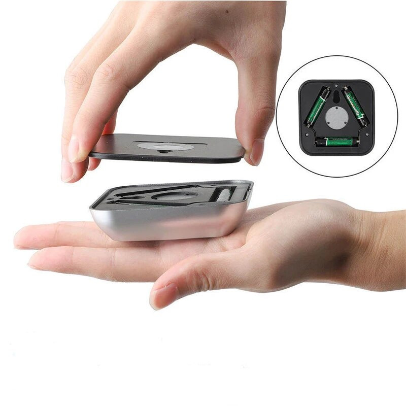 Ruudukujuline 6LED liikumisandur AAA patareikarbi kapp valgusti trepivalgusti öövalgusti konks kilemagnet 3 paigaldusrežiimi