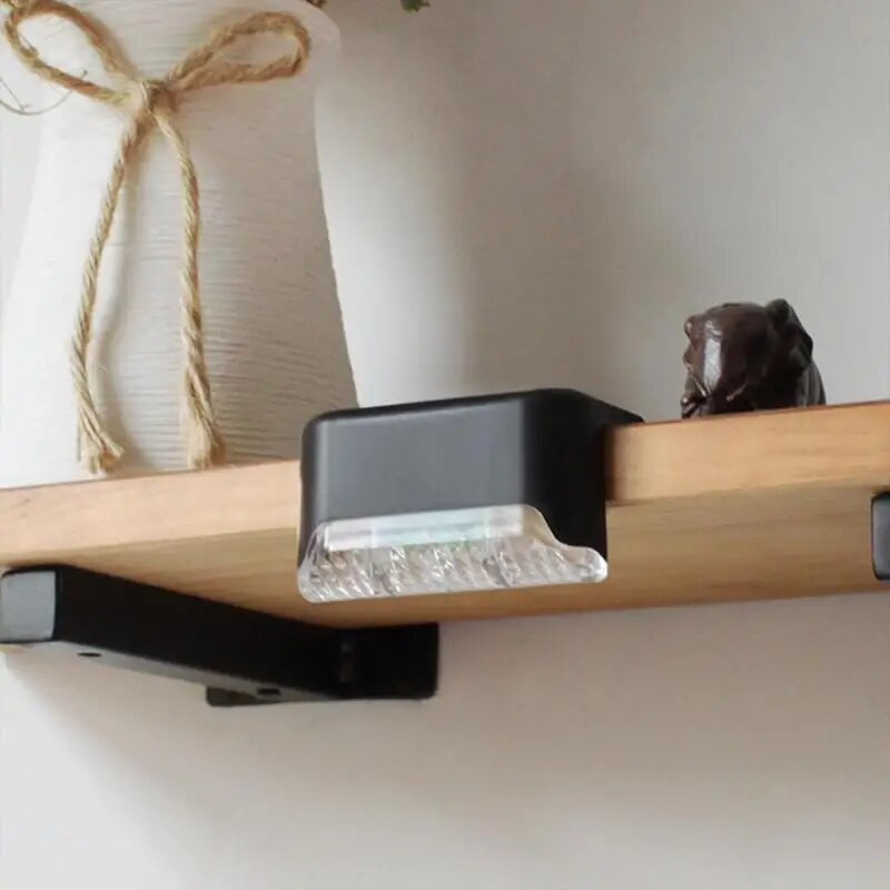 4 vnt. LED saulės tako laiptų šviestuvai lauko sodo kiemo tvoros siena kraštovaizdžio lempa Saulės nakties lemputė įkraunama Ni-MH baterija