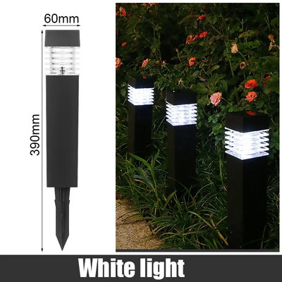 Solar Outdoor LED Lights Διακόσμηση κήπου Αδιάβροχο τοπίο Φωτισμός Pathway Patio Yard Lawn Courtyard Driveway Decorative