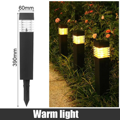 Solar Outdoor LED Lights Διακόσμηση κήπου Αδιάβροχο τοπίο Φωτισμός Pathway Patio Yard Lawn Courtyard Driveway Decorative