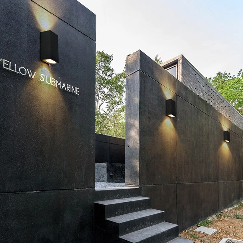 Veekindlad siseruumides välisvalgustid GU10 Led seinavalgustid 3W/6W LED Alumiiniumist seinavalgustid Aiavalgustid Kaasaegsed seinavalgustid Verandavalgustid