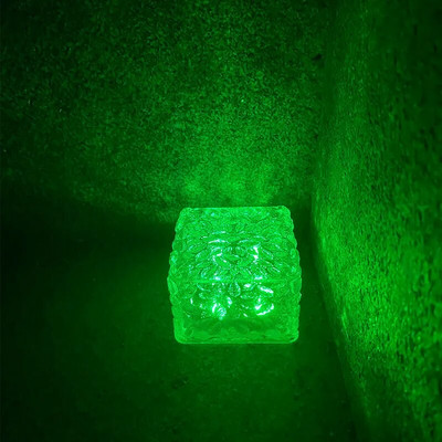 4LED Solar Ground Light Outdoor Ice Cube Garden Light IP65 Waterproof for Lawn Pathway Patio Landscape Backyard Decoration Hot